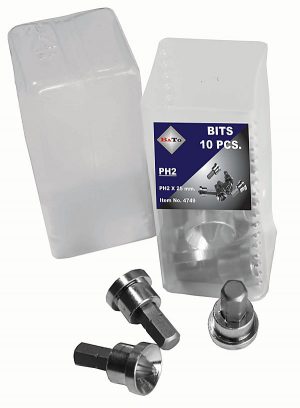 Bits m/djupstop PH2 10 stk.