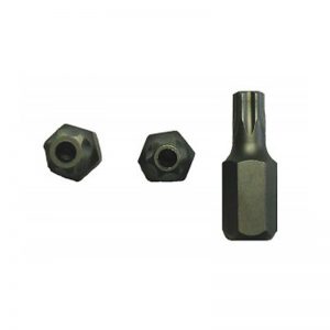 Torx bits m. hål 3/8 kort
